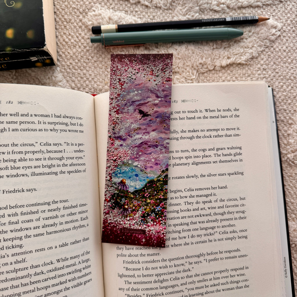 Floral Fairy Tale Double Sided Bookmark