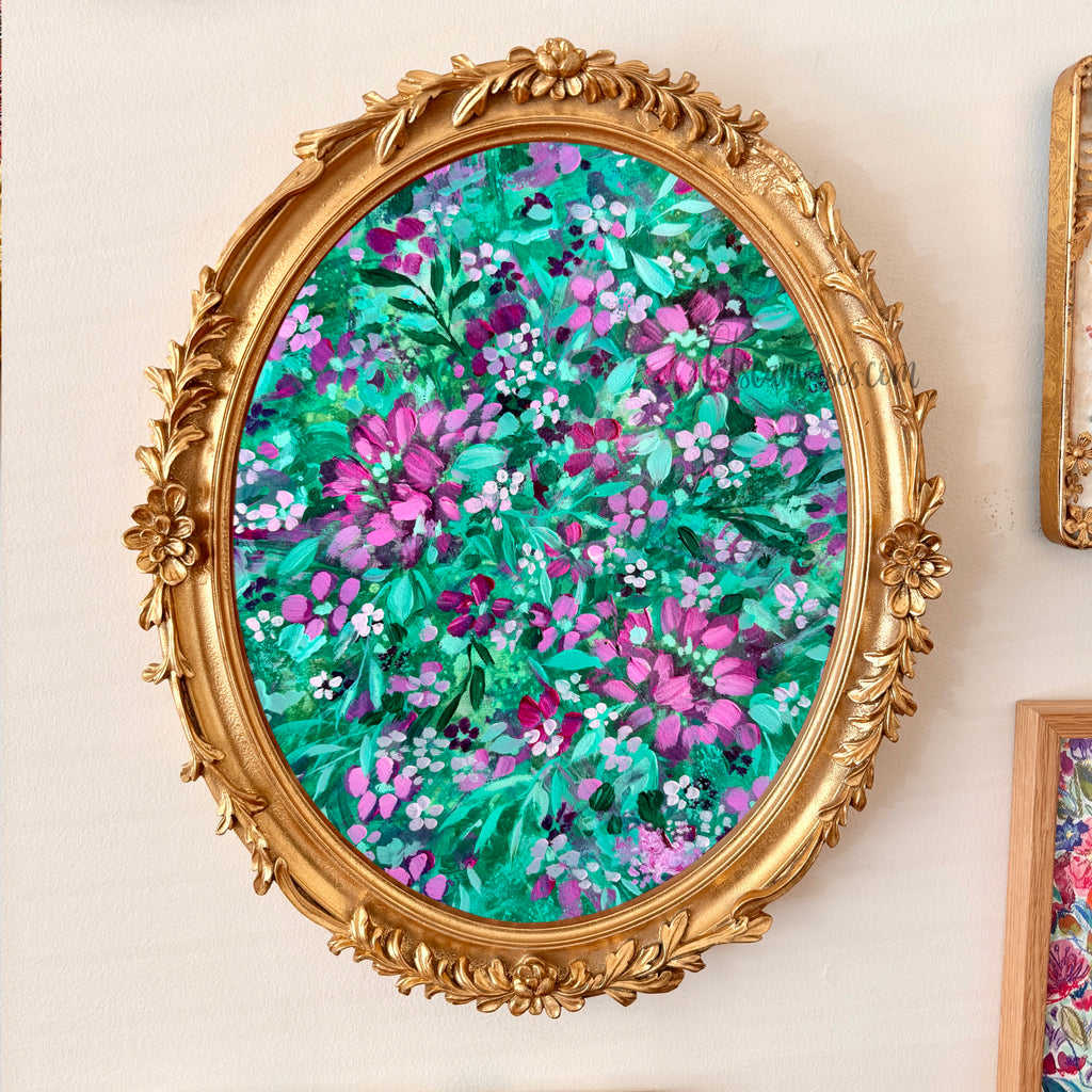 Ella’s Abstract Garden No. 32 Art Print