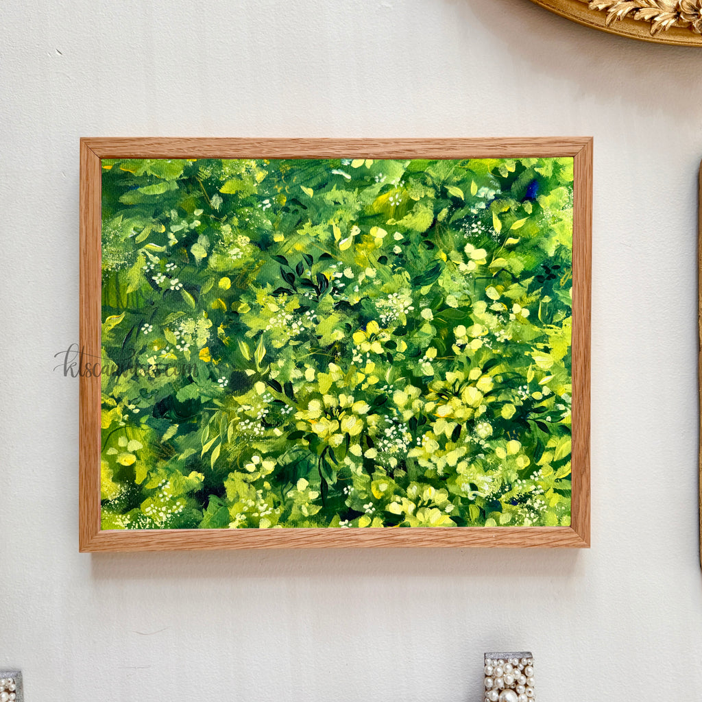 Ella’s Abstract Garden No. 27 Art Print