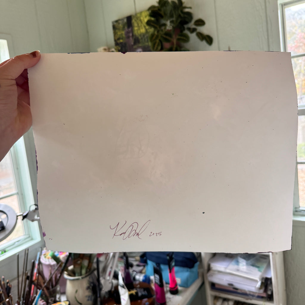 Original Ella’s Magical Abstract Garden Art Paper