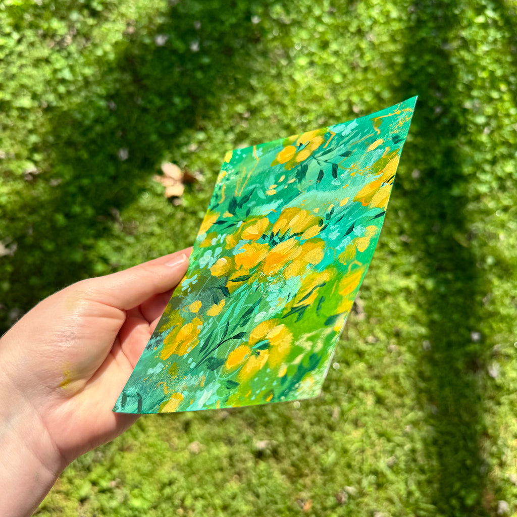 Original Citrus Florals Art Paper No. 4