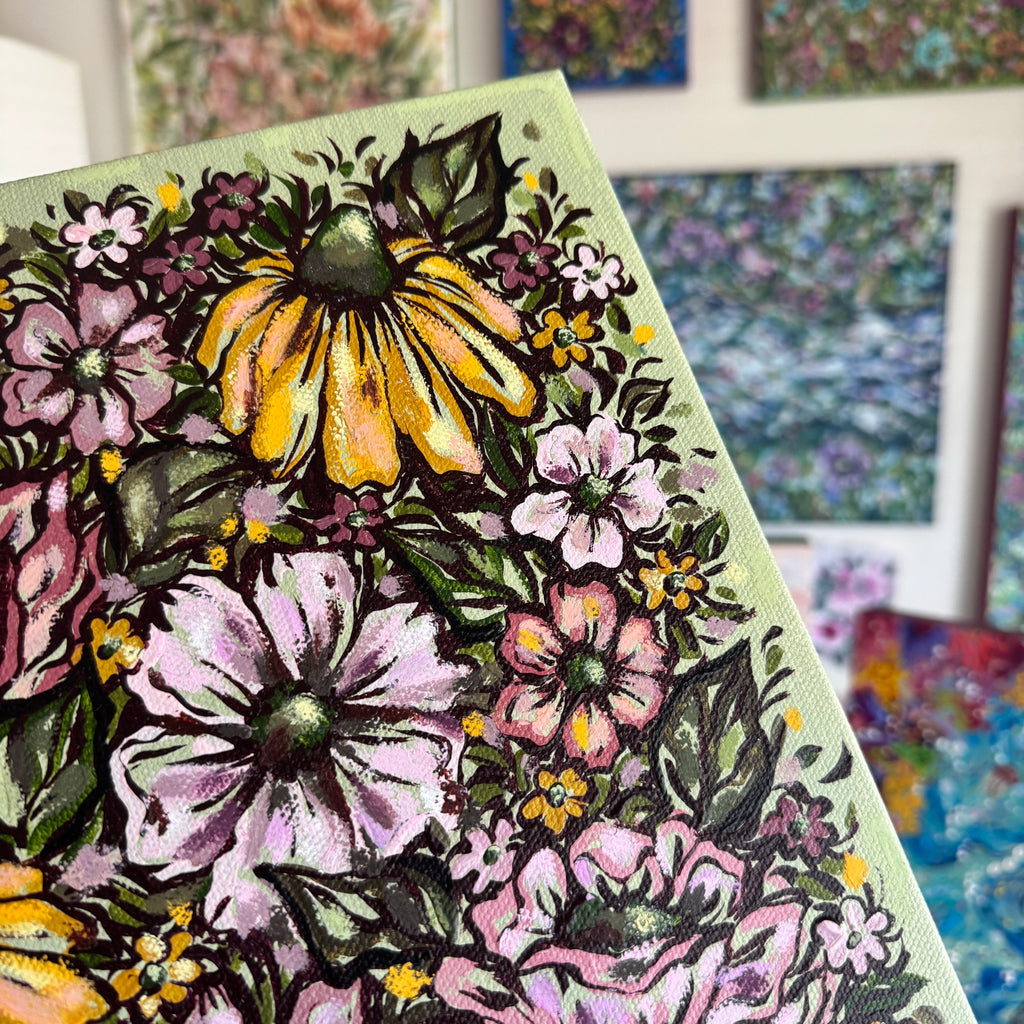Floral Original Painted Canvas No. 26
