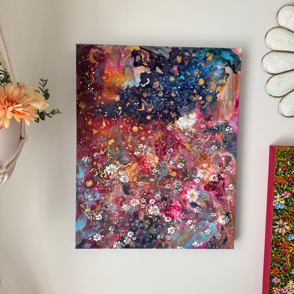 Floral Original Painted Canvas No. 25