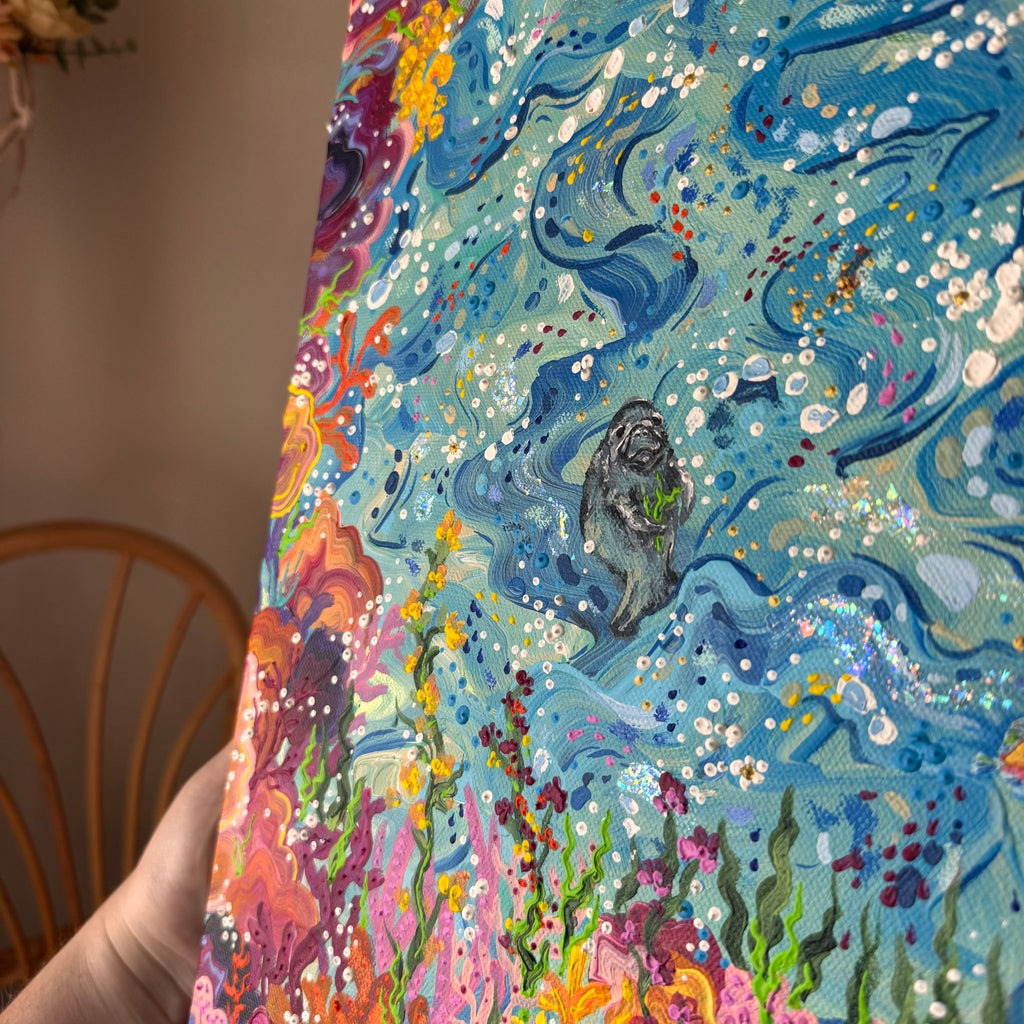 Floral Original Painted Canvas No. 20
