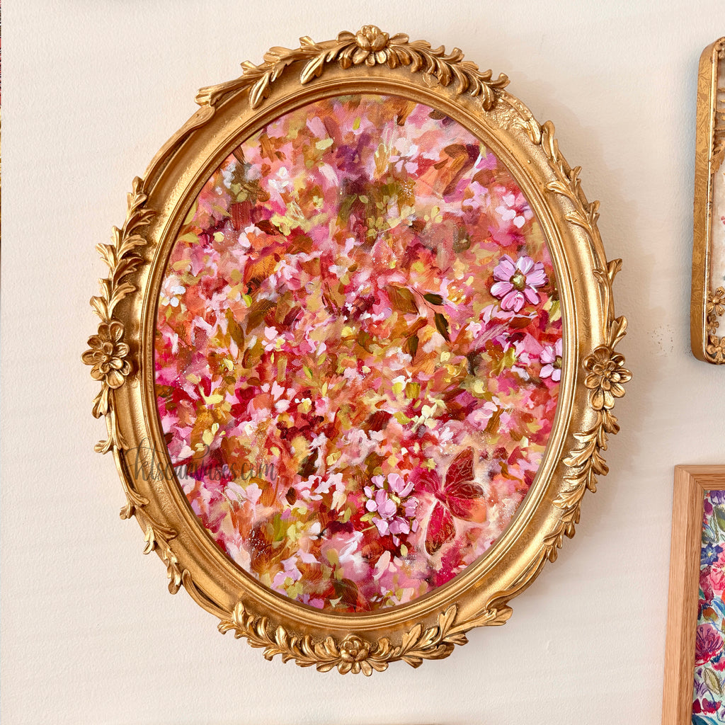 Ella and the Butterfly Art Print