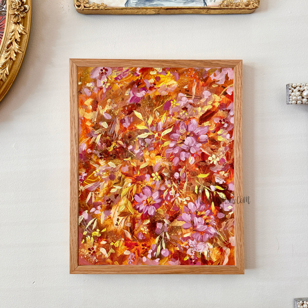 Ella’s Abstract Garden No. 34 Art Print