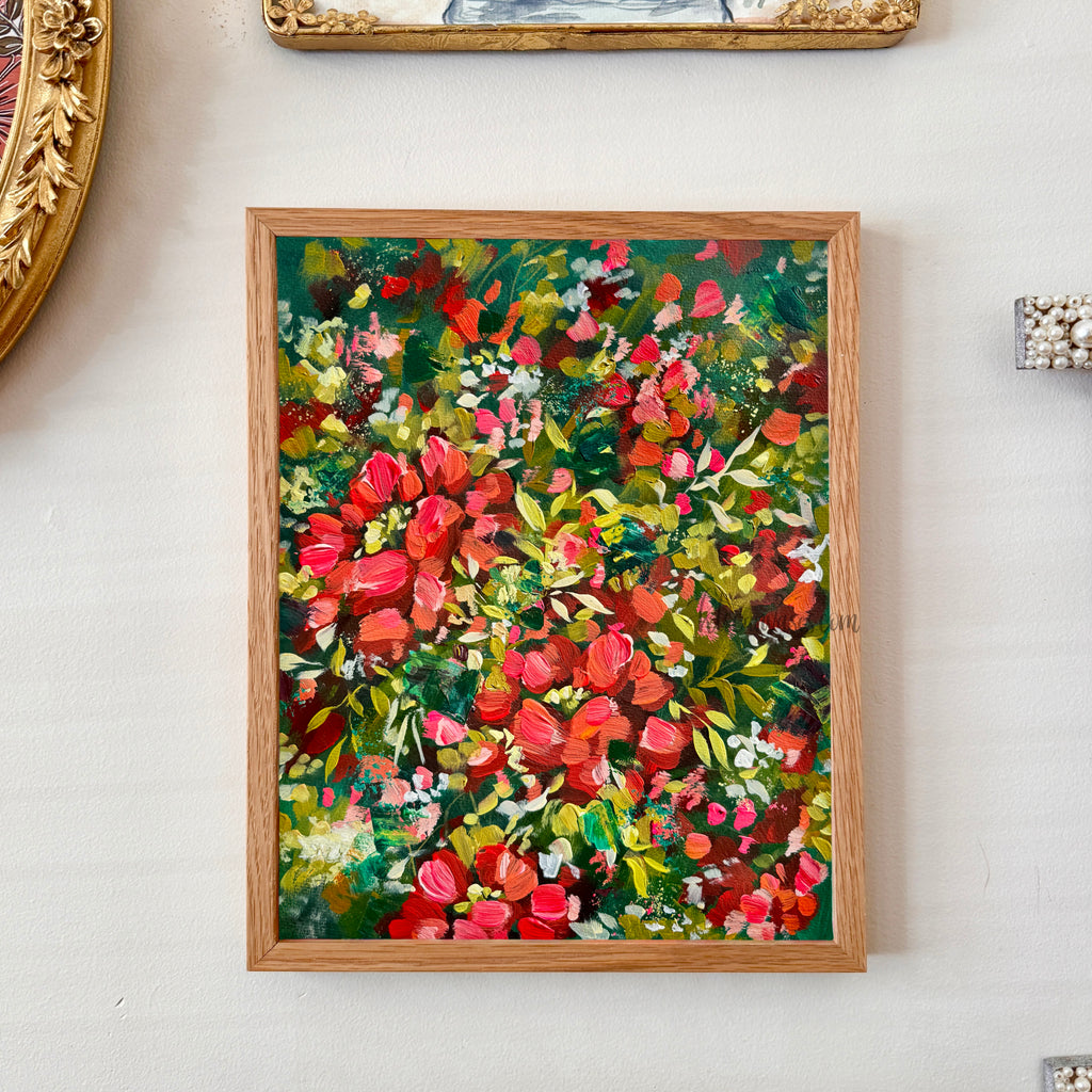 Ella’s Abstract Garden No. 16 Art Print