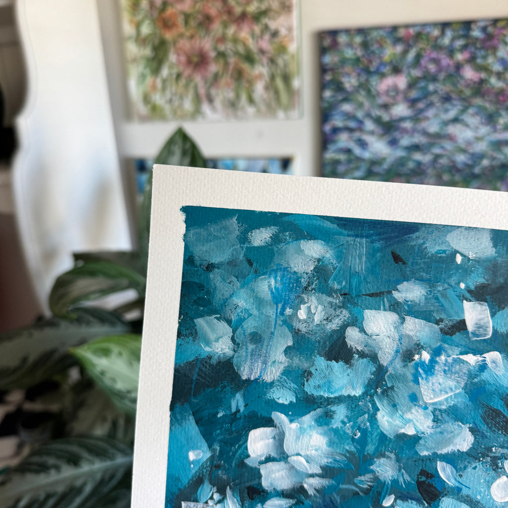 Original Ella’s Abstract Garden Art Paper No. 5