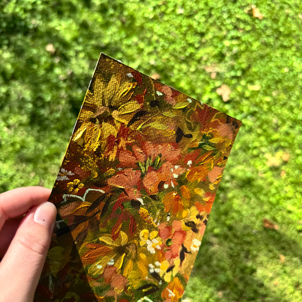 Original Fall Foliage Florals Art Paper No. 10