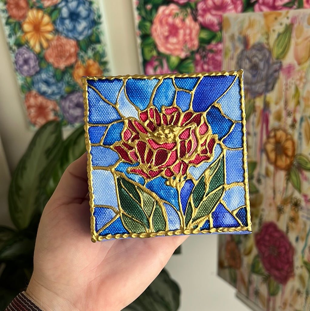 Floral Original Painted Canvas #3