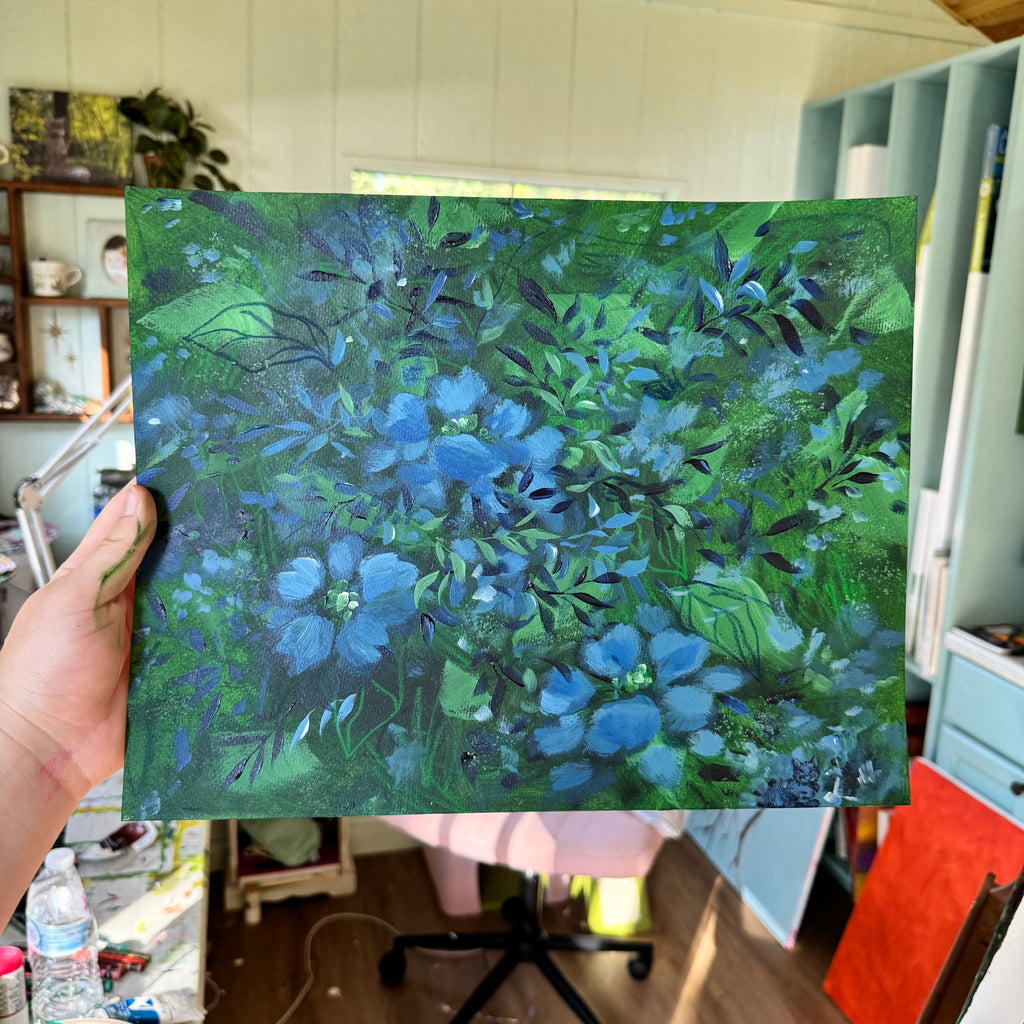 Original Ella’s Abstract Garden Art Paper No. 11