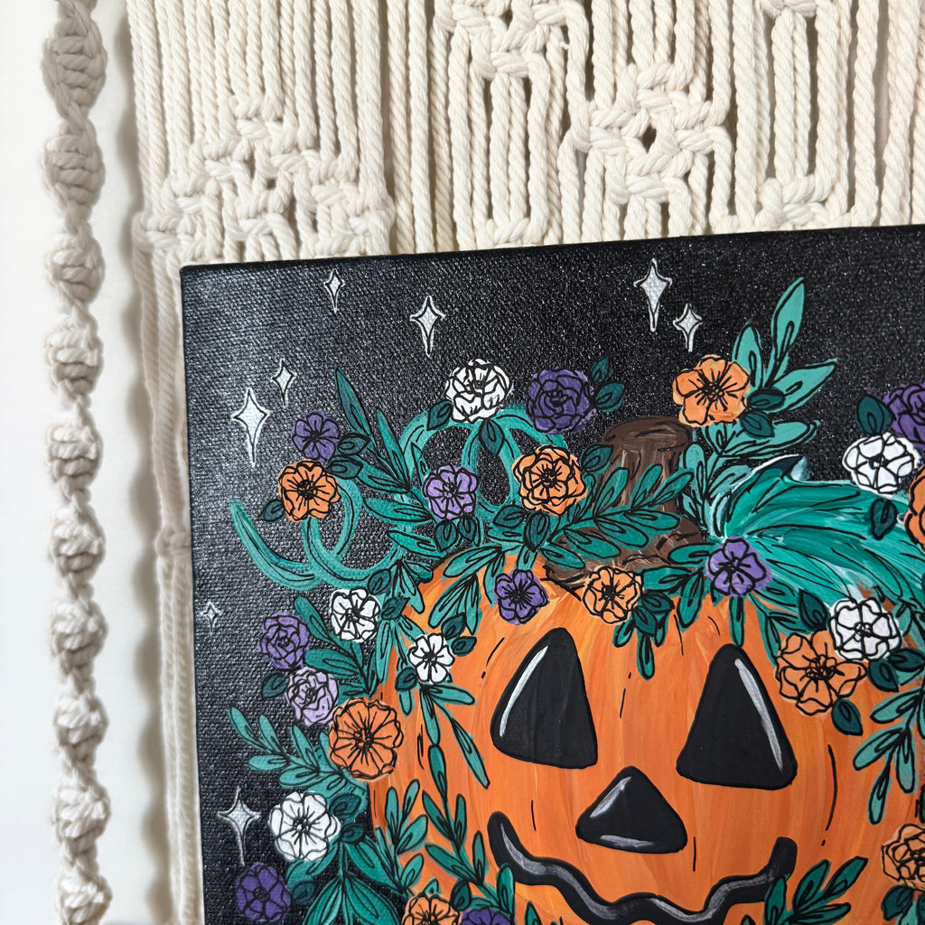 2022 Original Painted Pumpkin Canvas