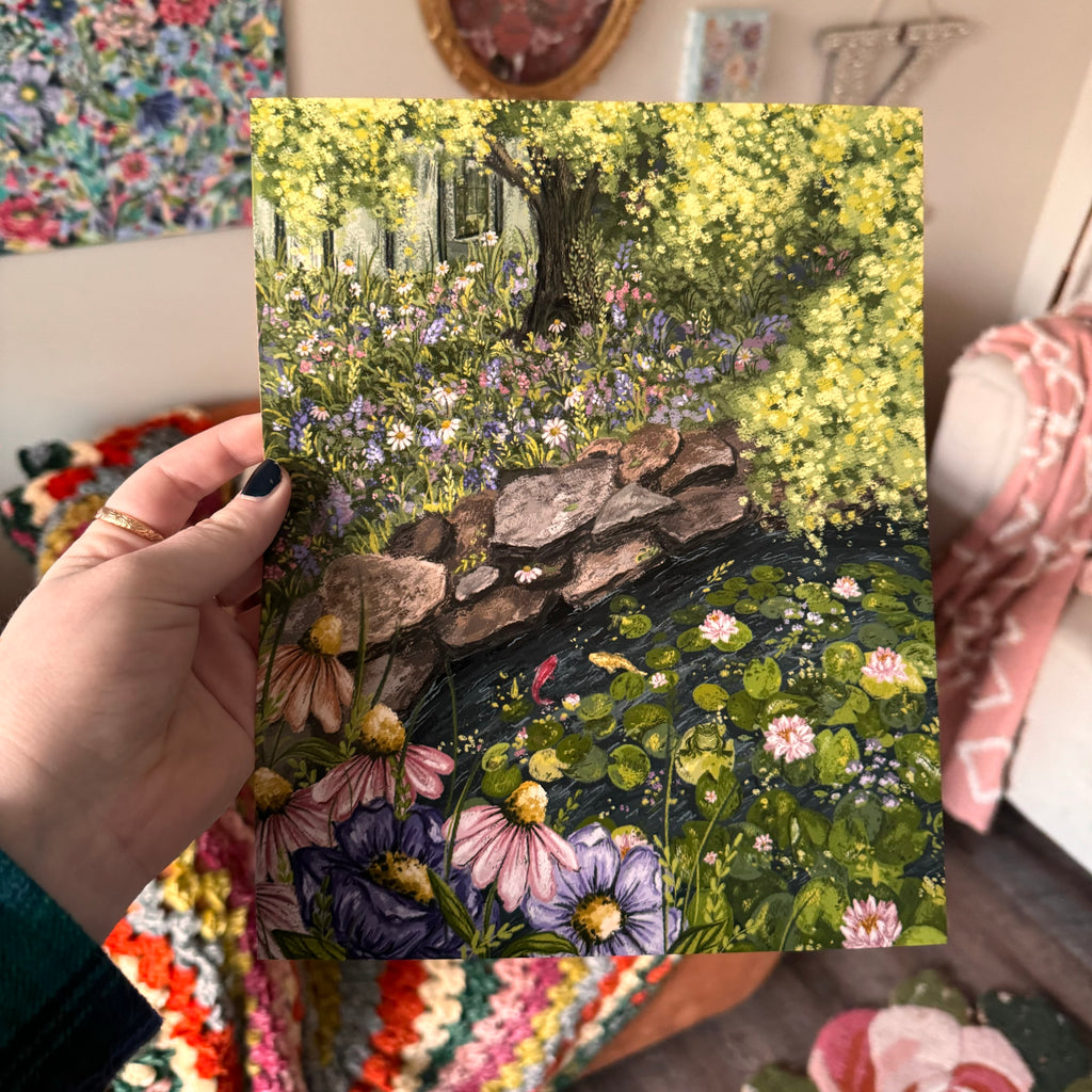 Grandma’s Garden Art Print