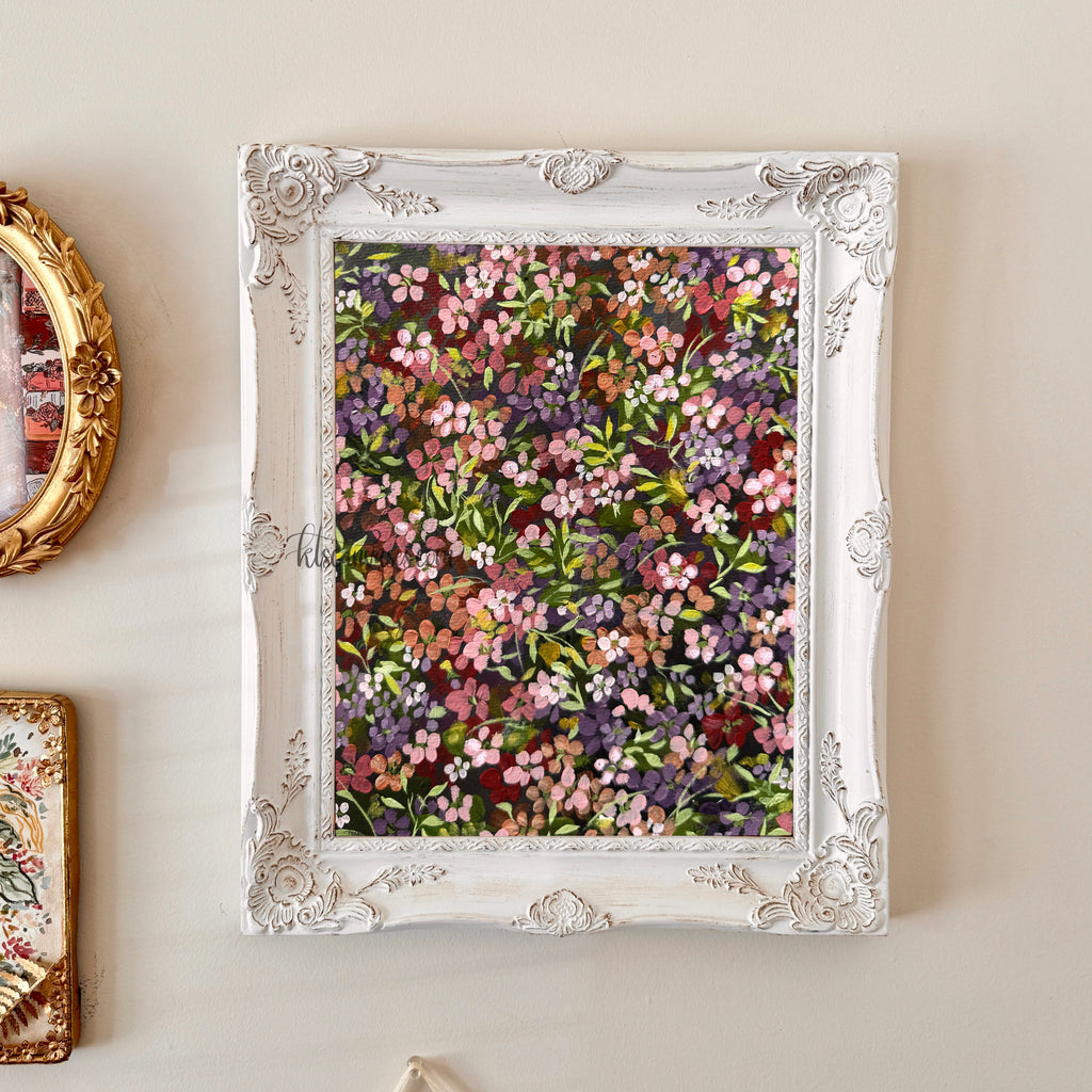 Ella’s Moody Abstract Garden Set of 2 Art Prints