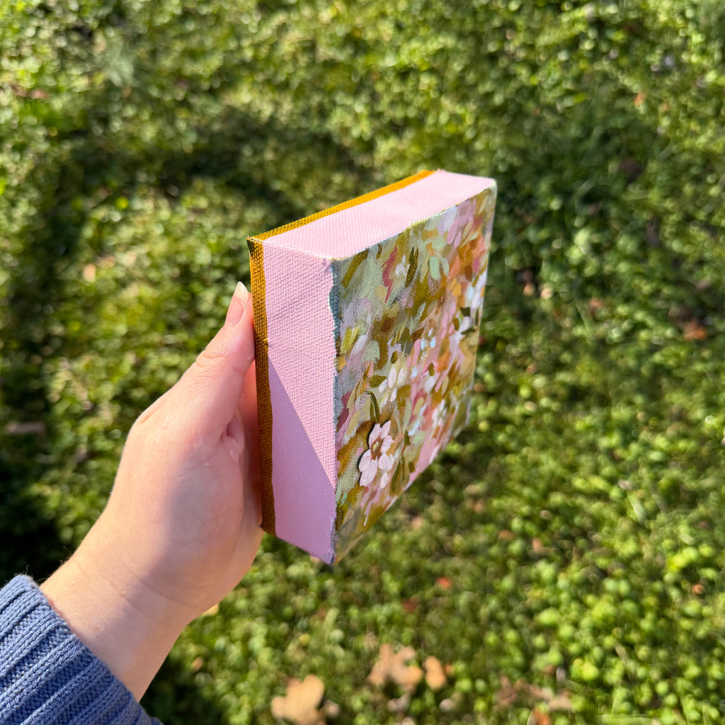 Soft Floral Original Painted Canvas #5