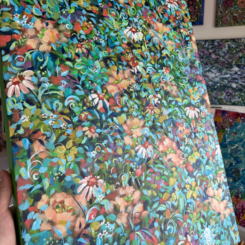 Floral Original Painted Canvas No. 23