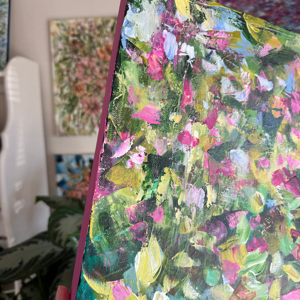 Floral Original Painted Canvas No. 24