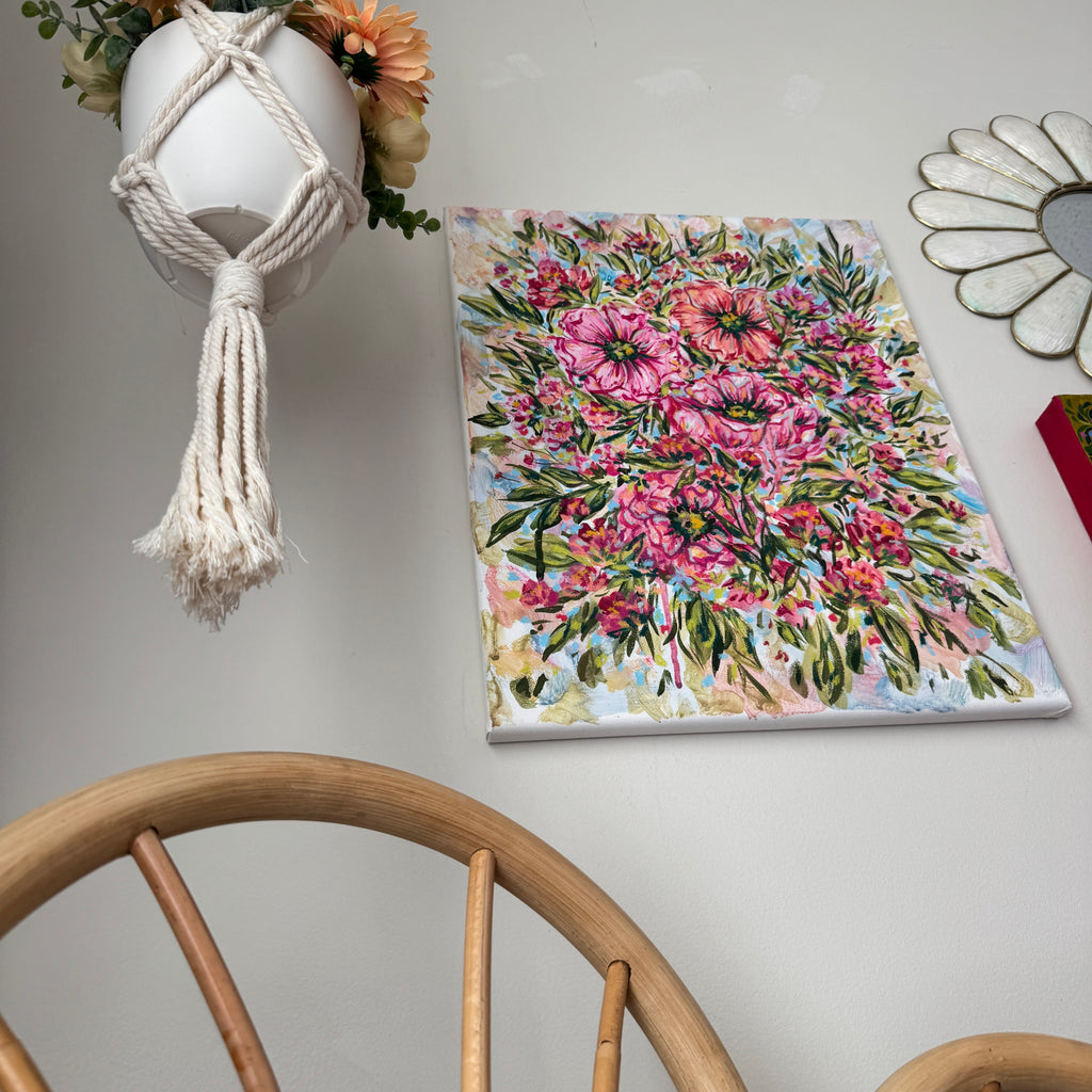Floral Original Painted Canvas No. 21