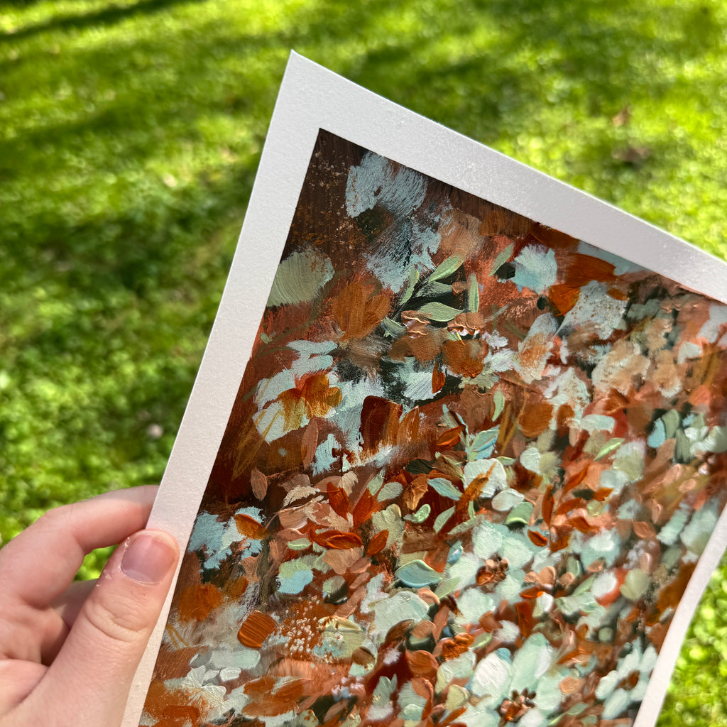 Original Ella’s Abstract Garden Art Paper No. 7