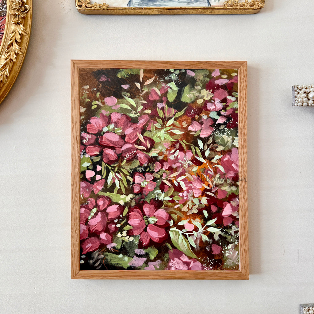 Ella’s Abstract Garden No. 17 Art Print
