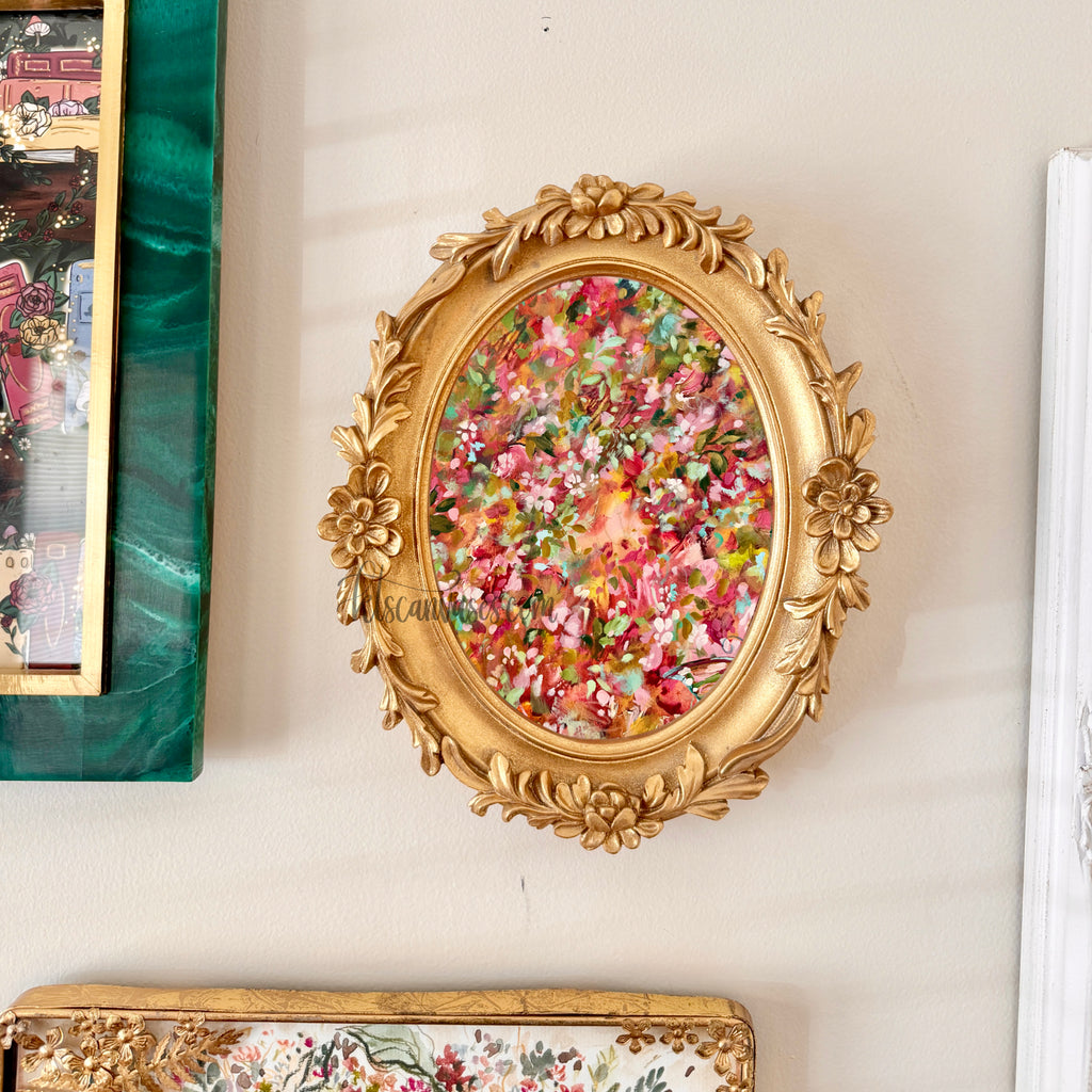 Ella in the Fairy Garden Art Print