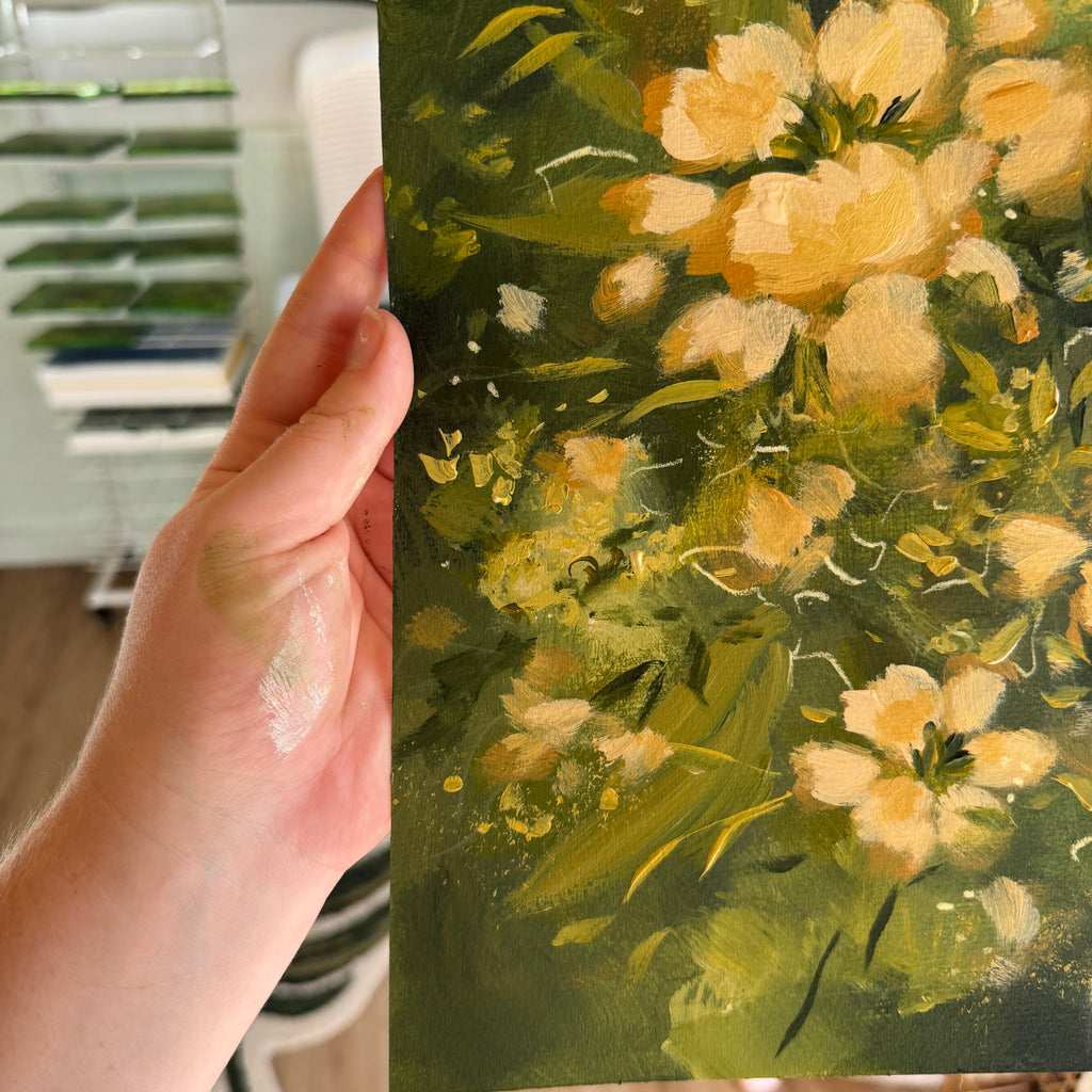 Original Ella’s Abstract Garden Art Paper No. 14