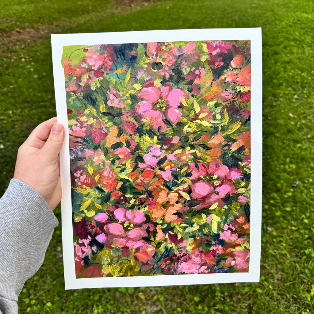 Original Ella’s Abstract Garden Art Paper No. 1