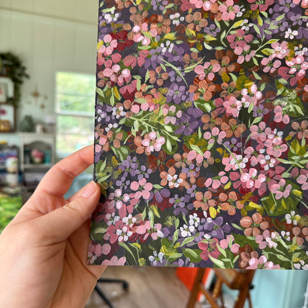 Original Ella’s Moody Abstract Garden Art Paper No. 2