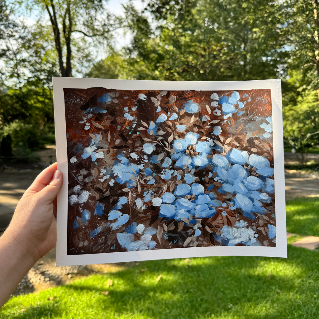 Original Ella’s Abstract Garden Art Paper No. 6