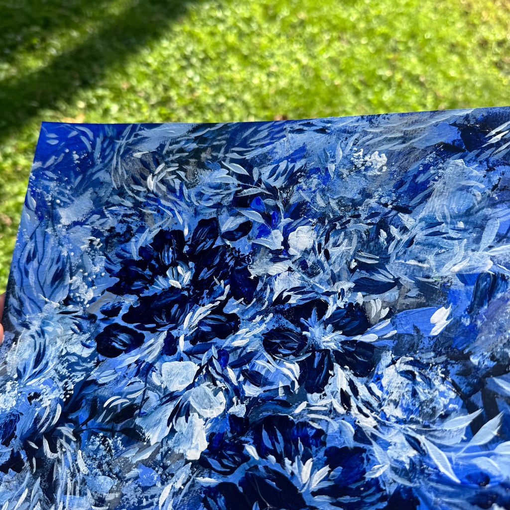 Original Ella’s Abstract Garden Art Paper No. 13