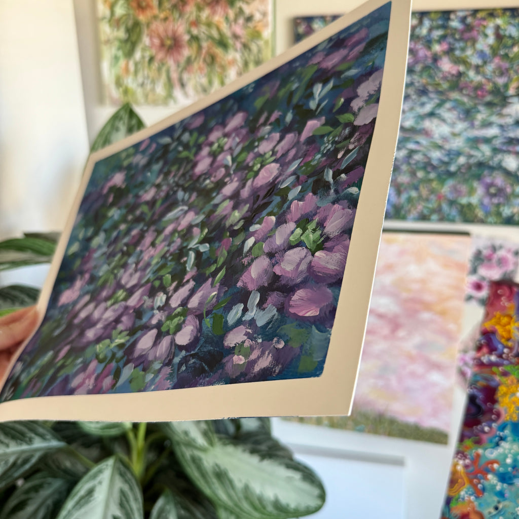 Original Ella’s Abstract Garden Art Paper No. 4