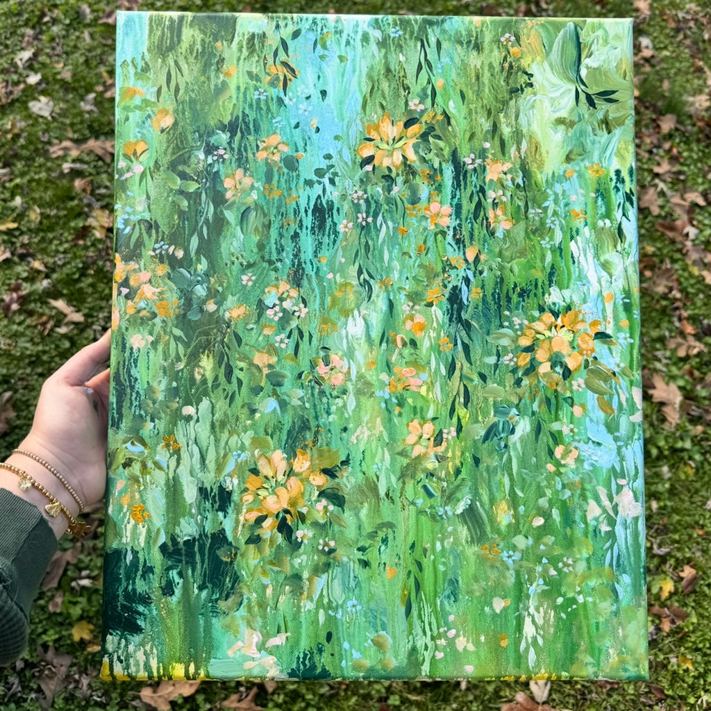 Floral Original Painted Canvas