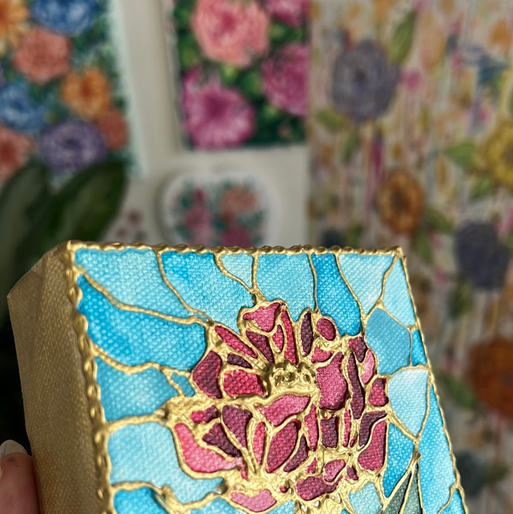 Floral Original Painted Canvas #6