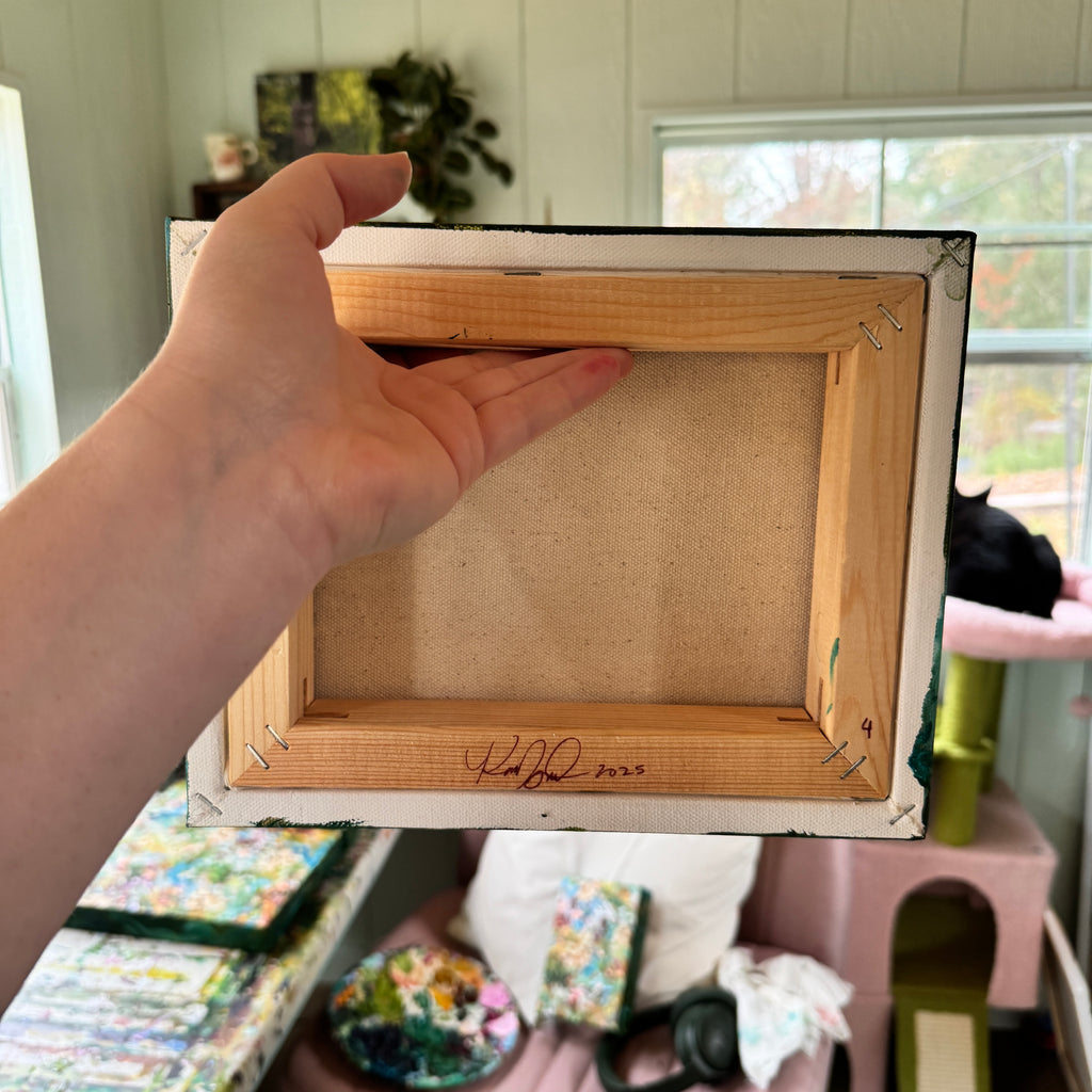 Butterfly Garden Original Painted Canvas #4