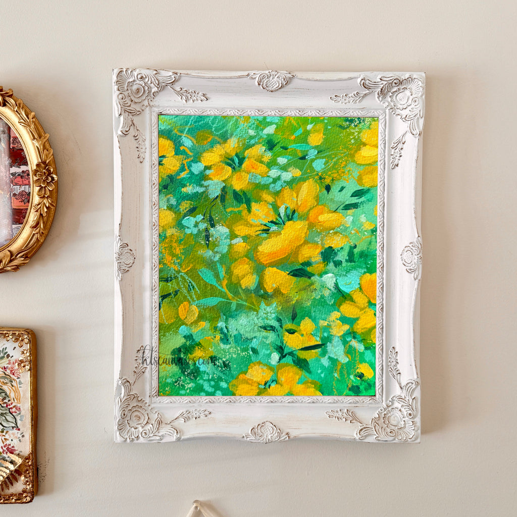 Ella’s Citrus Florals Art Print Set
