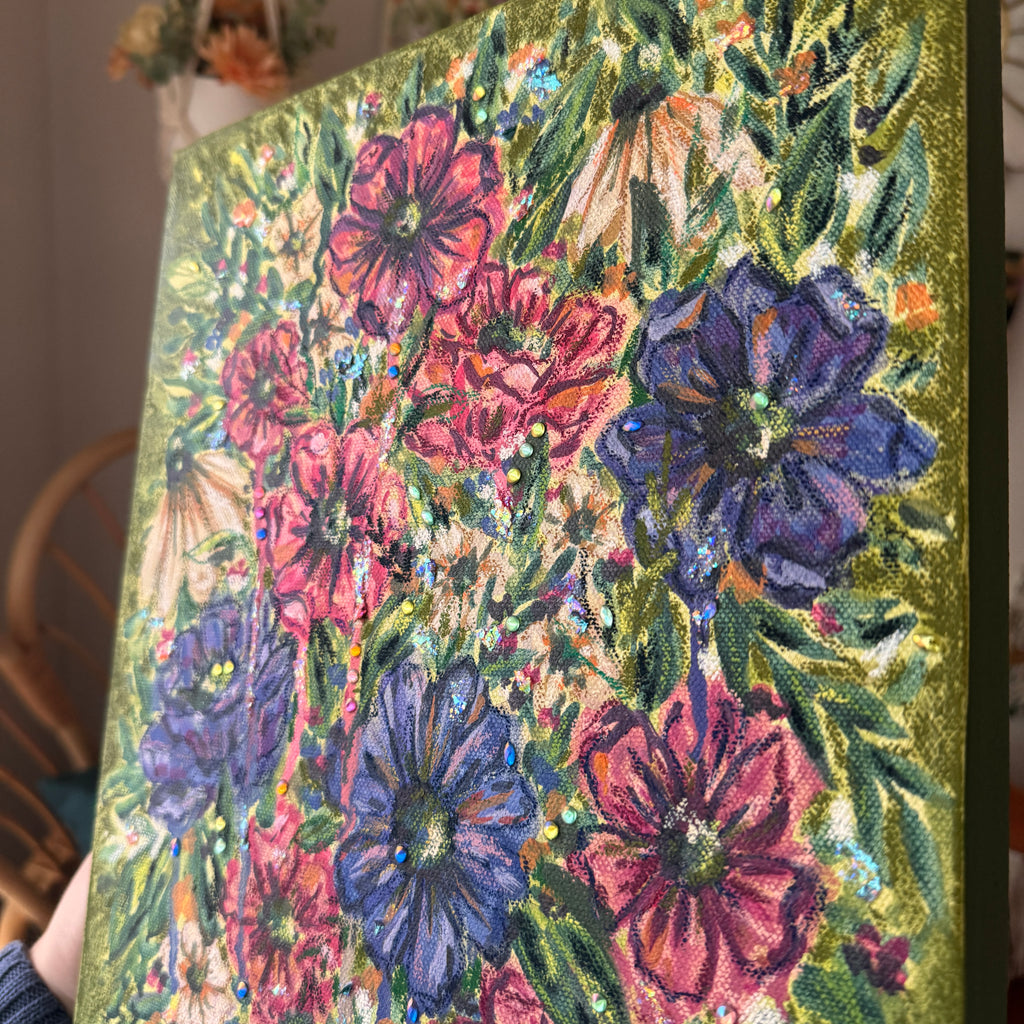 Floral Original Painted Canvas No. 1