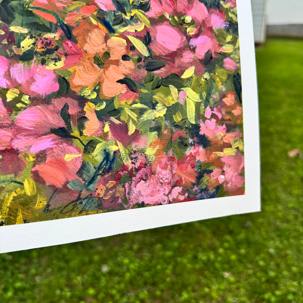 Original Ella’s Abstract Garden Art Paper No. 1
