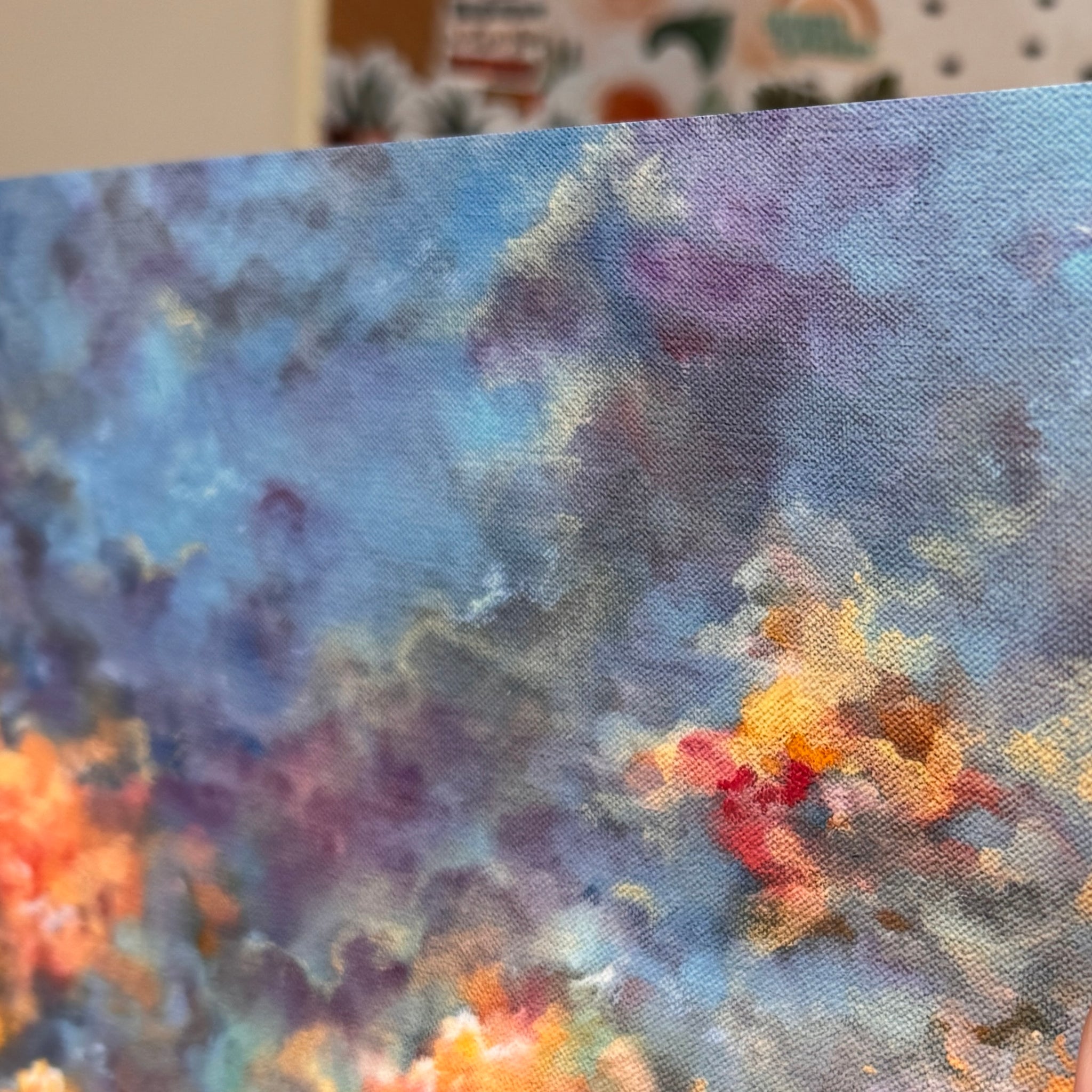 Daisies over Opal Skies Art Print – KT's Canvases