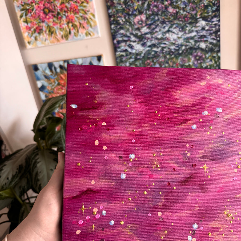 Floral Original Painted Canvas No. 8