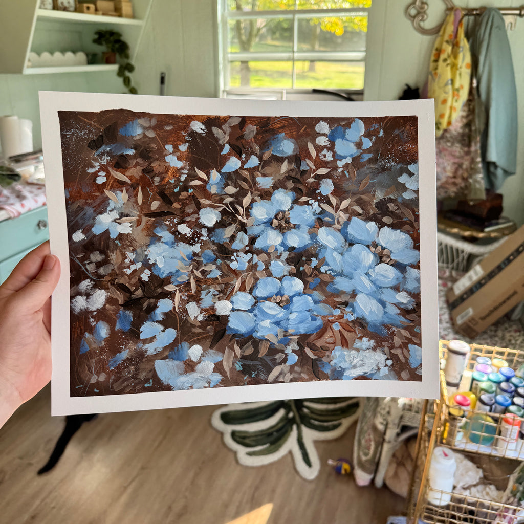 Original Ella’s Abstract Garden Art Paper No. 6