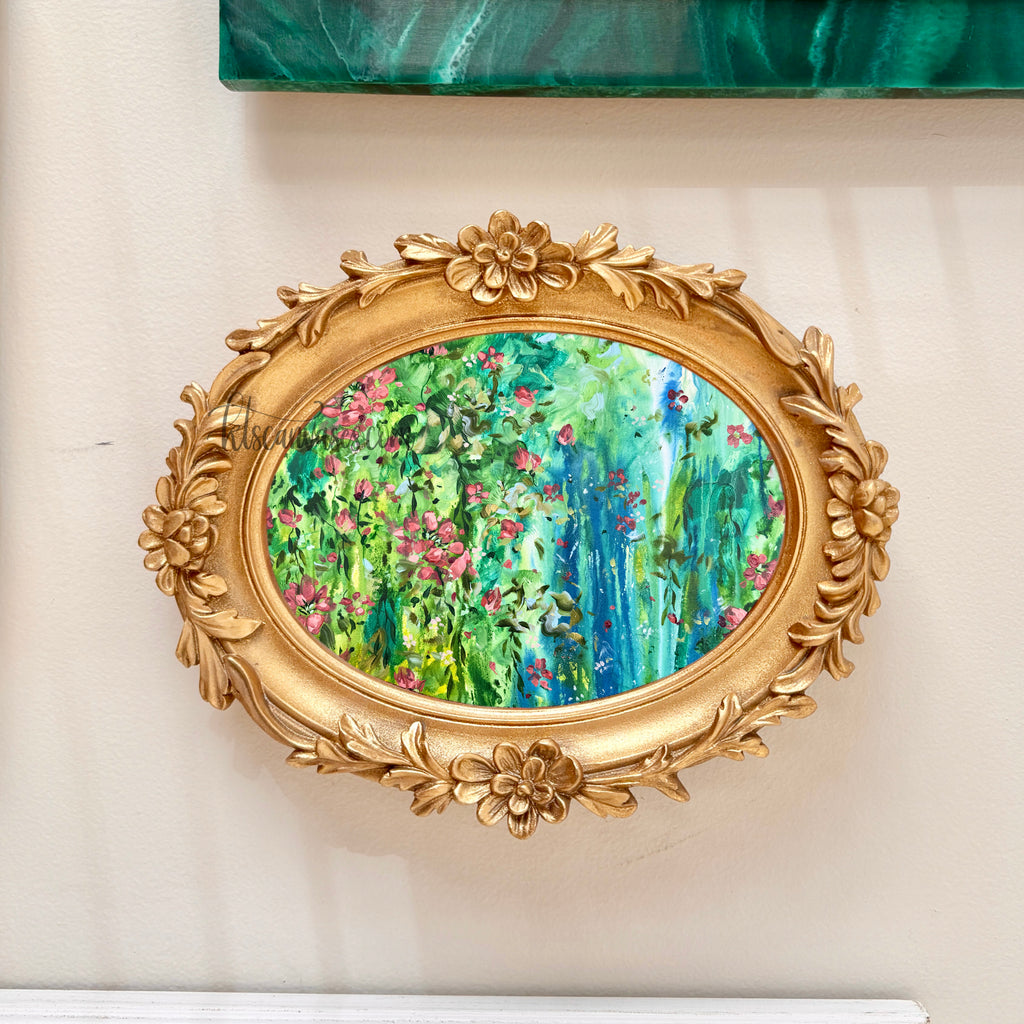 Ella in the Rainy Garden No. 6 Art Print