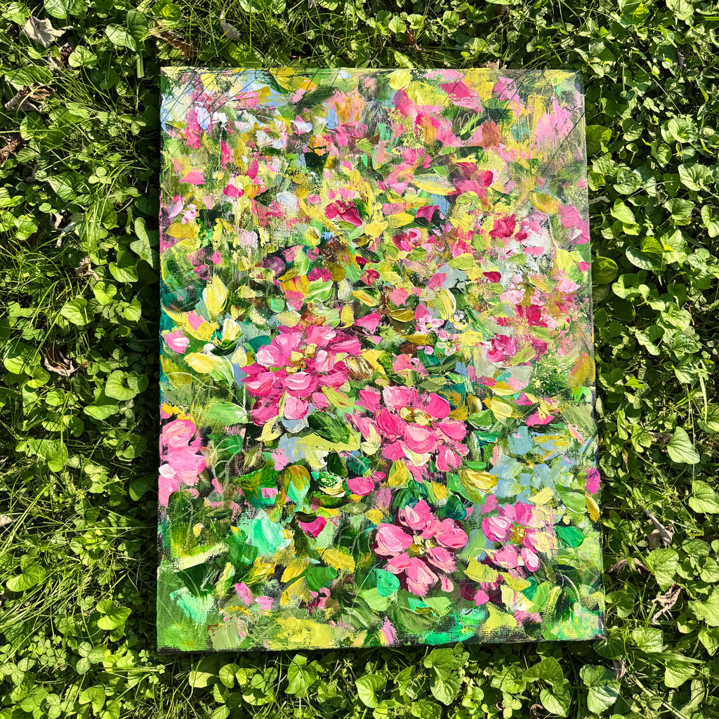 Floral Original Painted Canvas No. 24