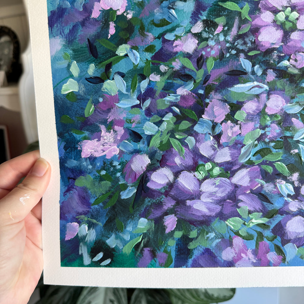 Original Ella’s Abstract Garden Art Paper No. 4
