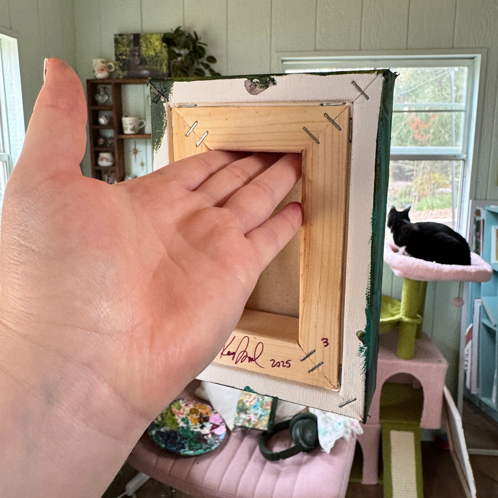 Butterfly Garden Original Painted Canvas #3