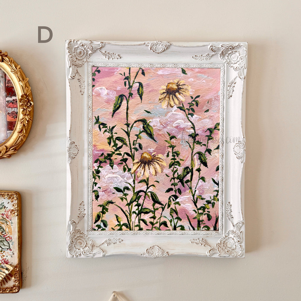 Abstract Garden Art Print Set