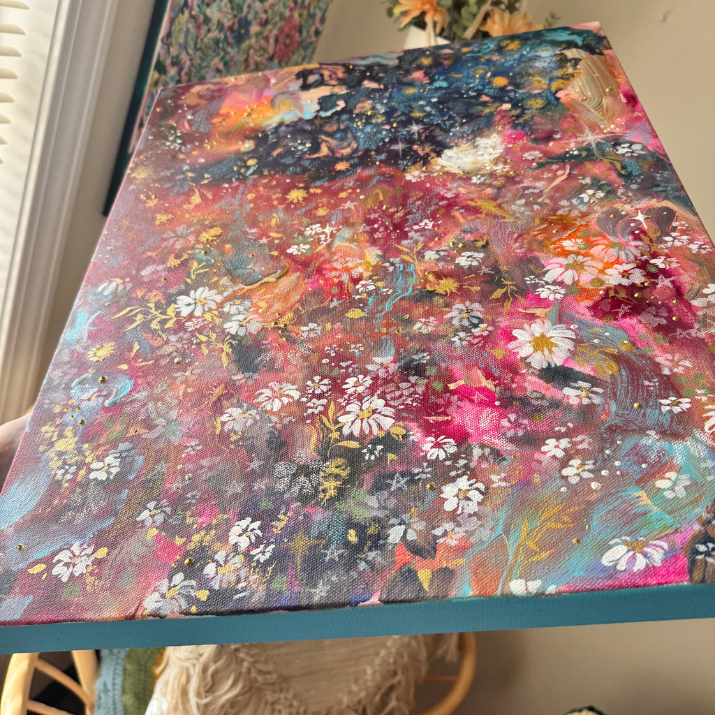 Floral Original Painted Canvas No. 25