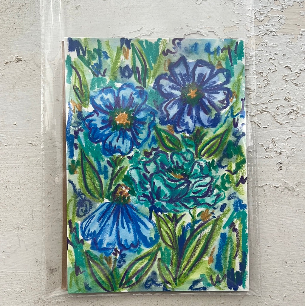 Floral Original Painted Watercolor Paper #19
