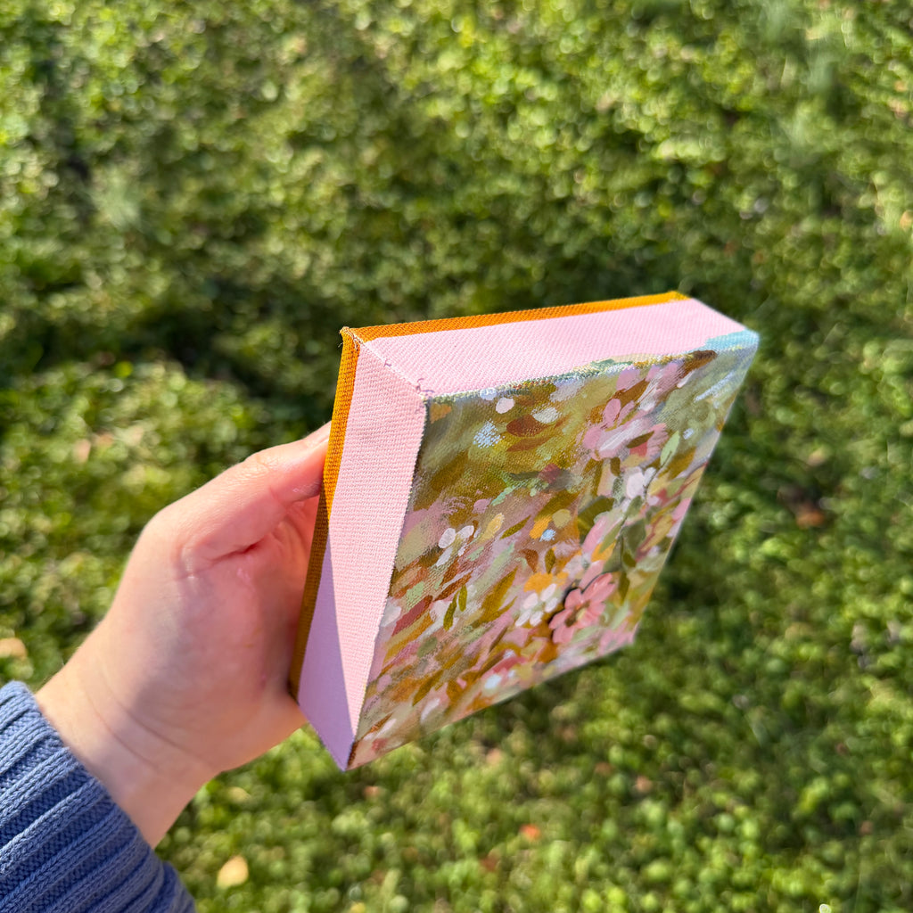 Soft Floral Original Painted Canvas #10