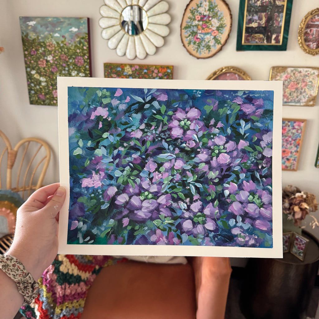 Original Ella’s Abstract Garden Art Paper No. 4