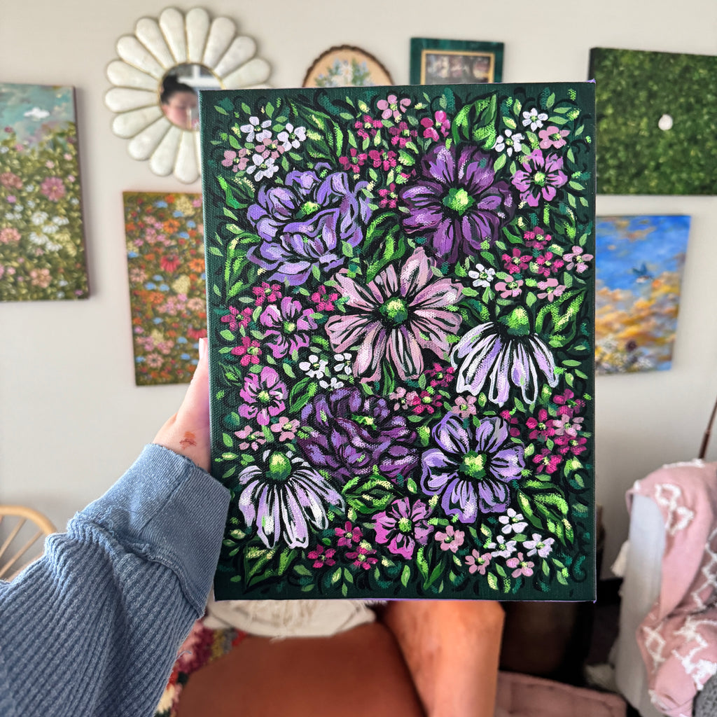 Floral Original Painted Canvas No. 27